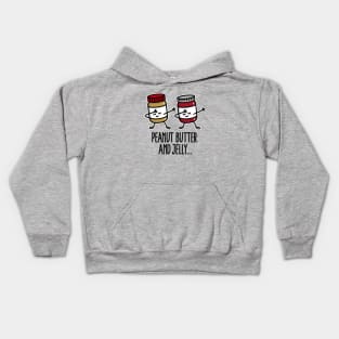 Dabbing dab peanut butter and jelly jar Kids Hoodie